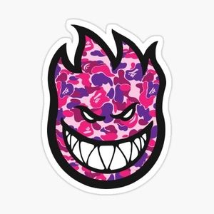 Spitfire x Bape Sticker